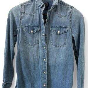GAP Denim Button-Up Shirt